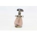 Antique Snuff Perfume Bottle quartz Sterling Silver lapis lazuli stone cap A 249